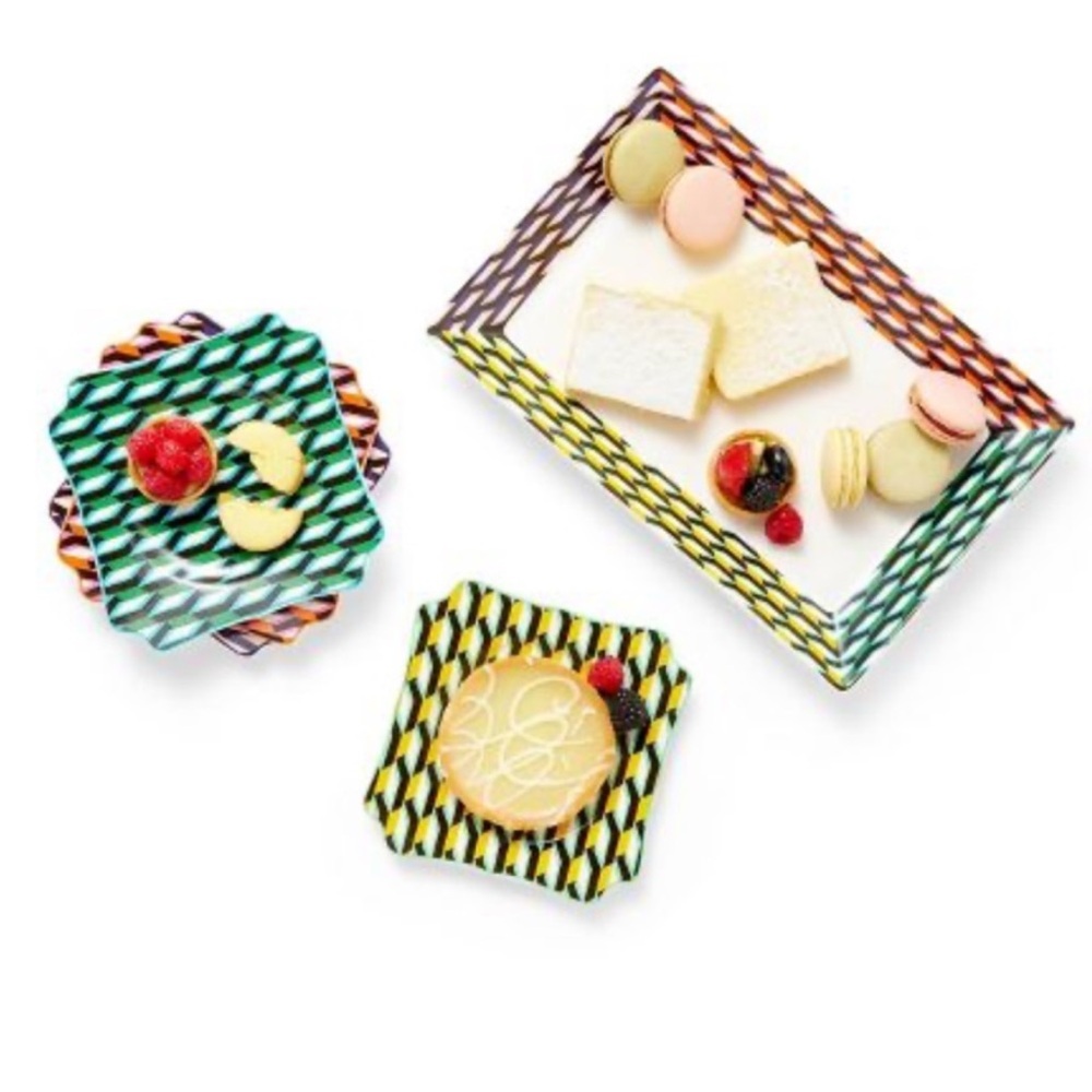 New Diane Von Furstenberg x Target stoneware serving tray dish DVF Home Collab
